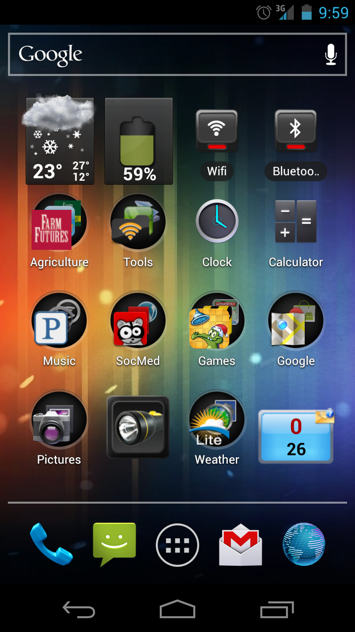 Android Home Screen Apps