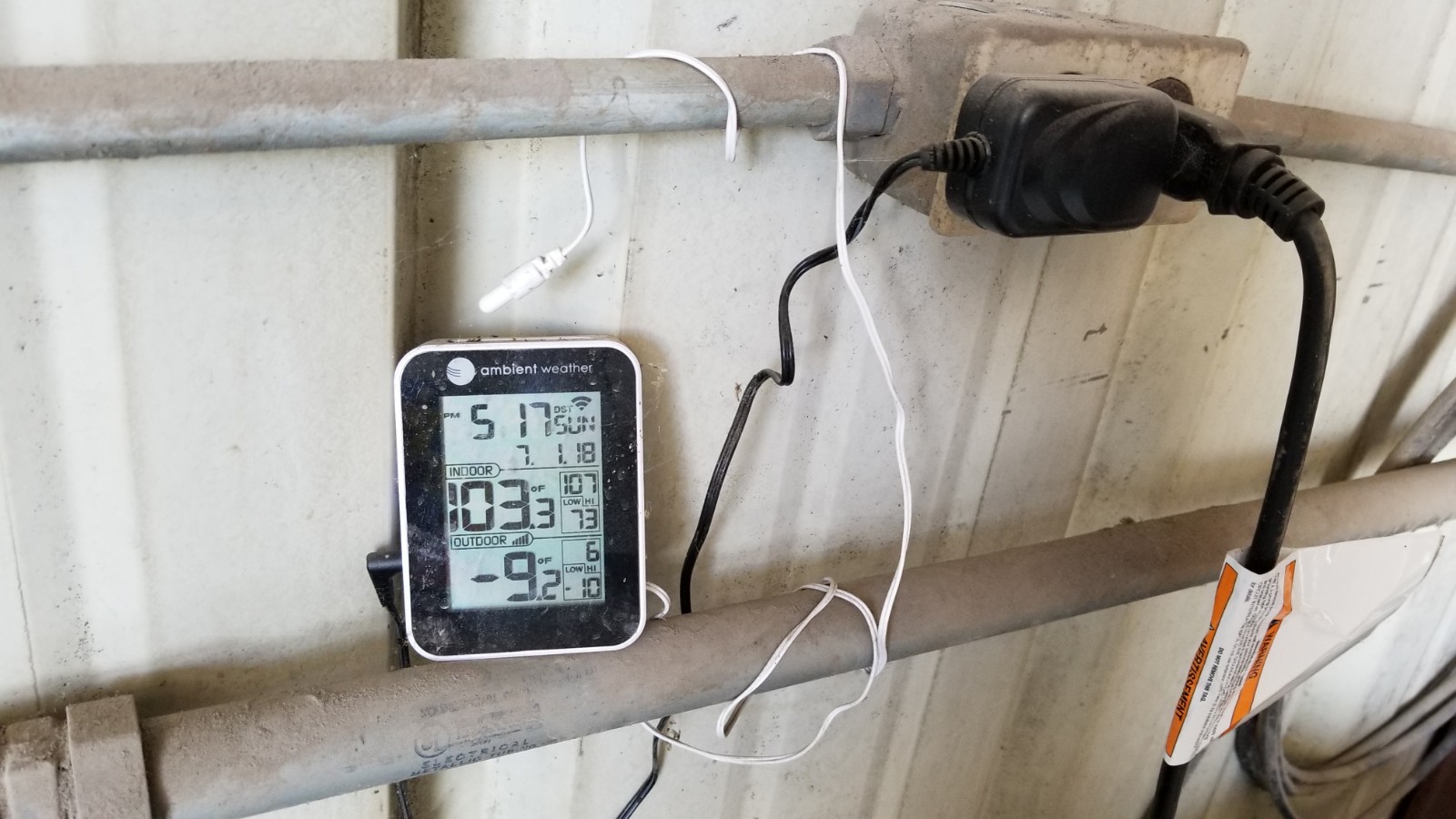 Cheap Internet Freezer Temperature Monitor and Weather Station